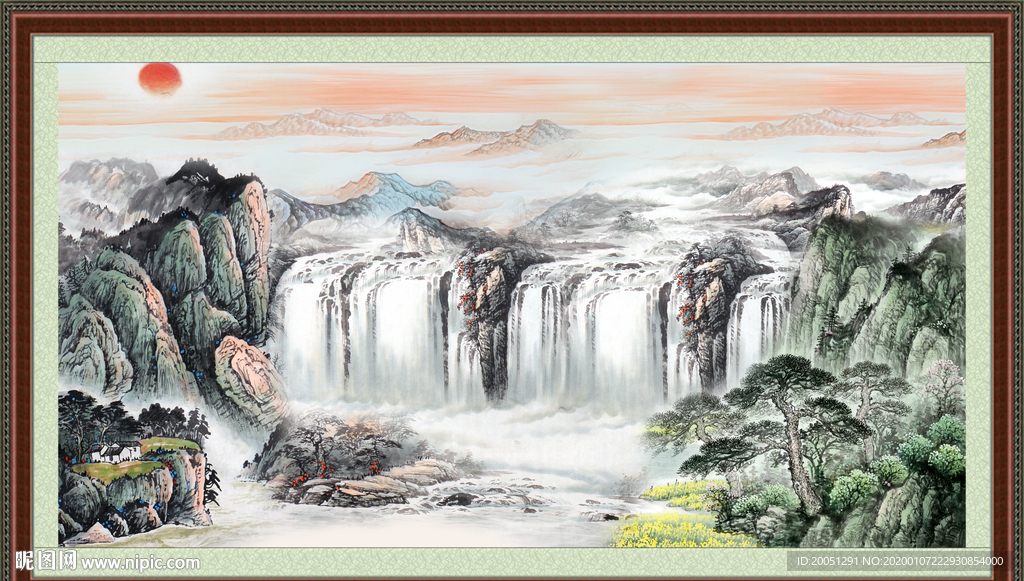 中国画山水