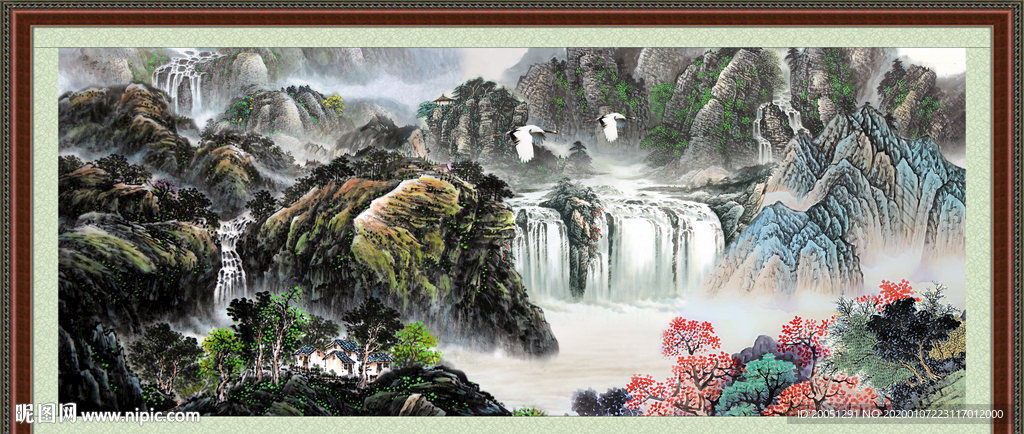 国画山水