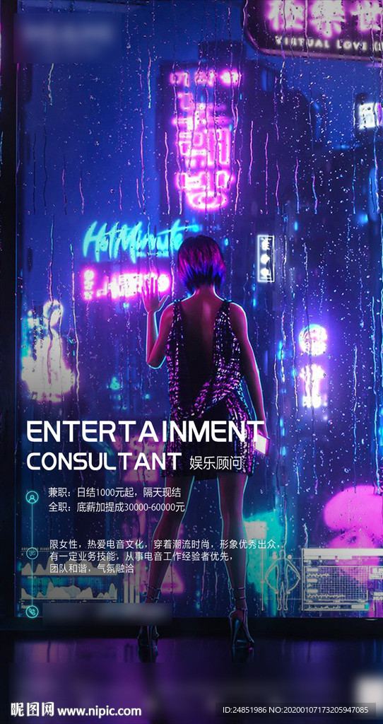 招聘女顾问