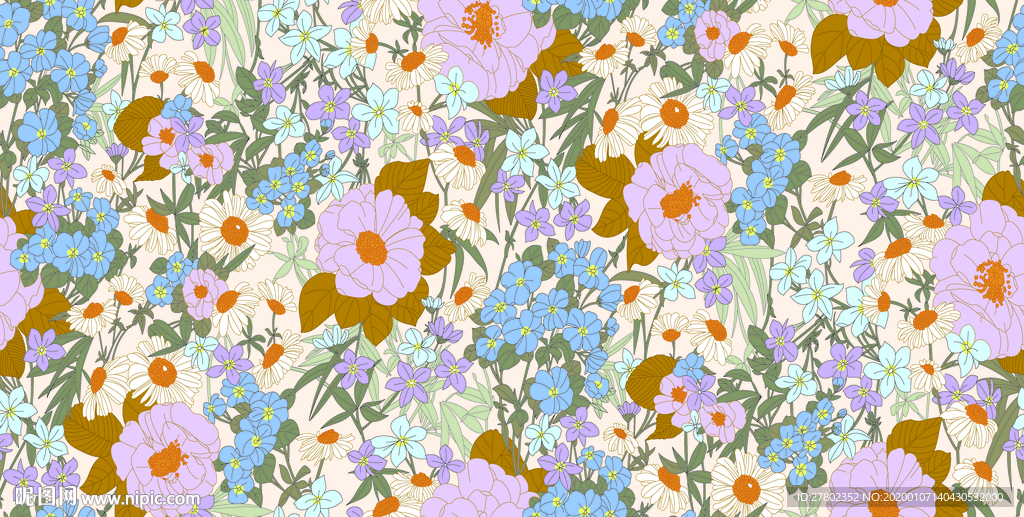 手绘花