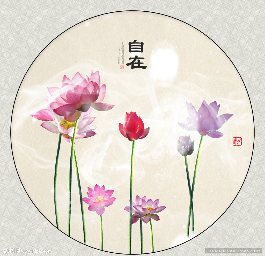 唯美荷花