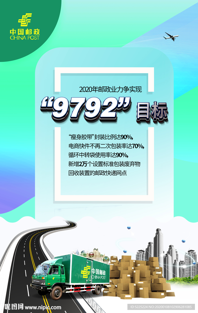 中国邮政9792目标