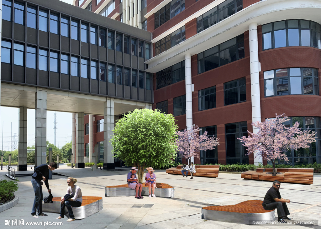 商业广场绿化景观改造