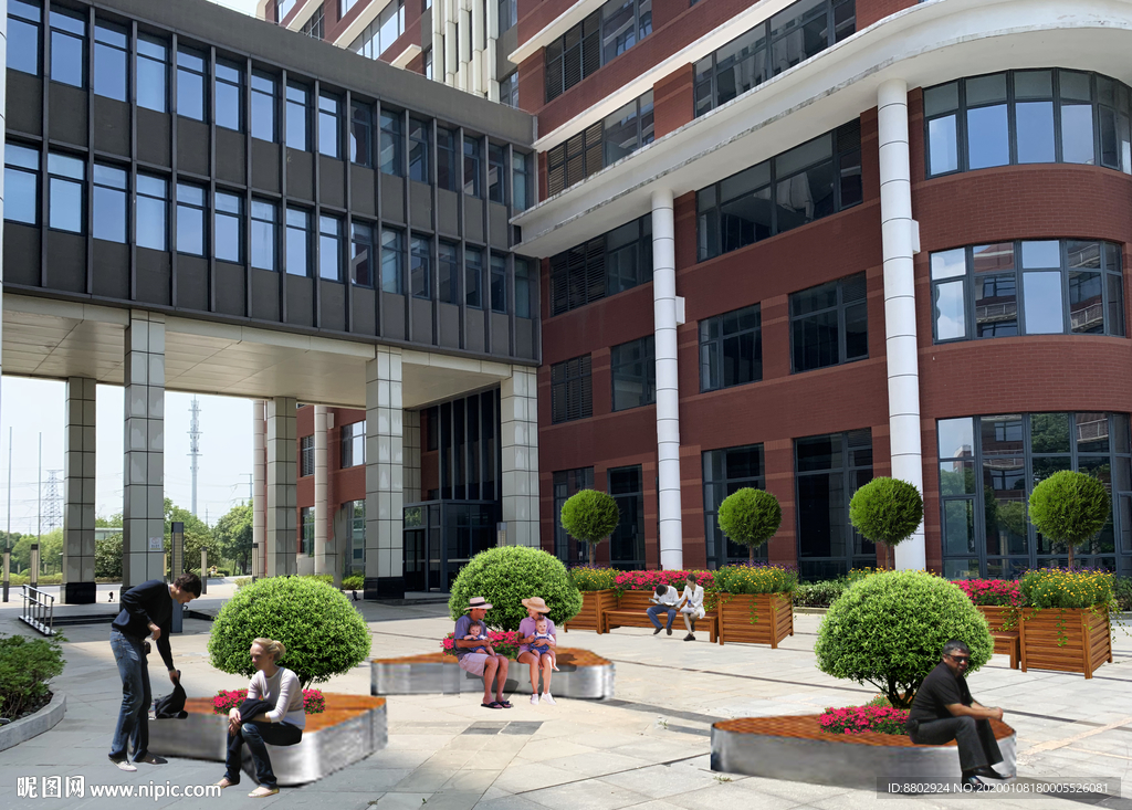 商业广场绿化景观改造