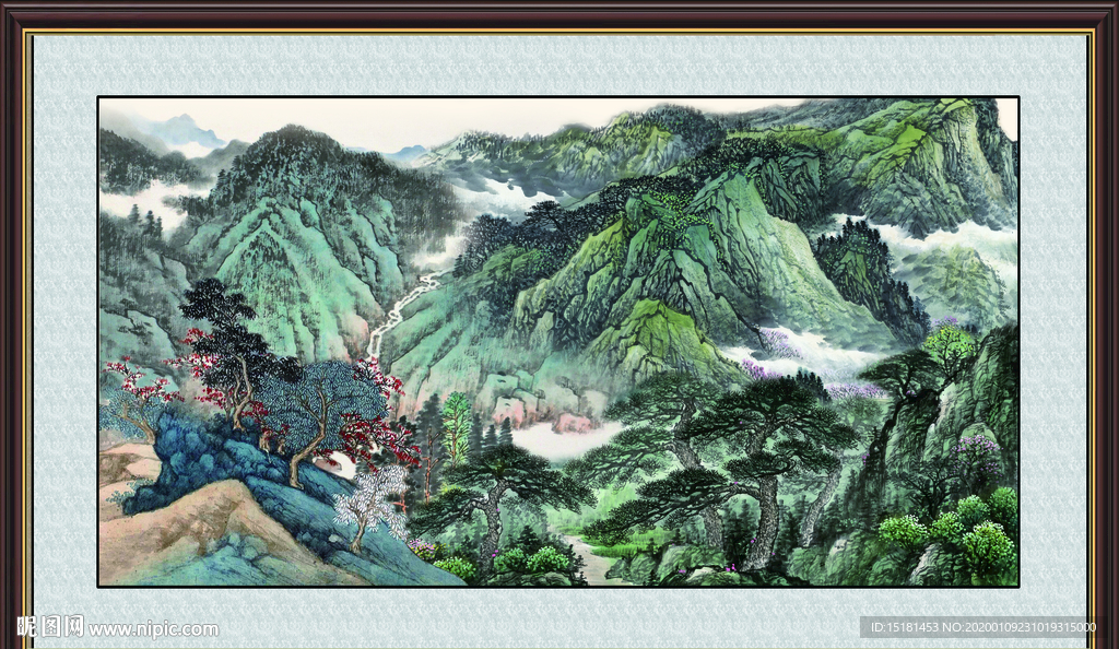 巨幅山水