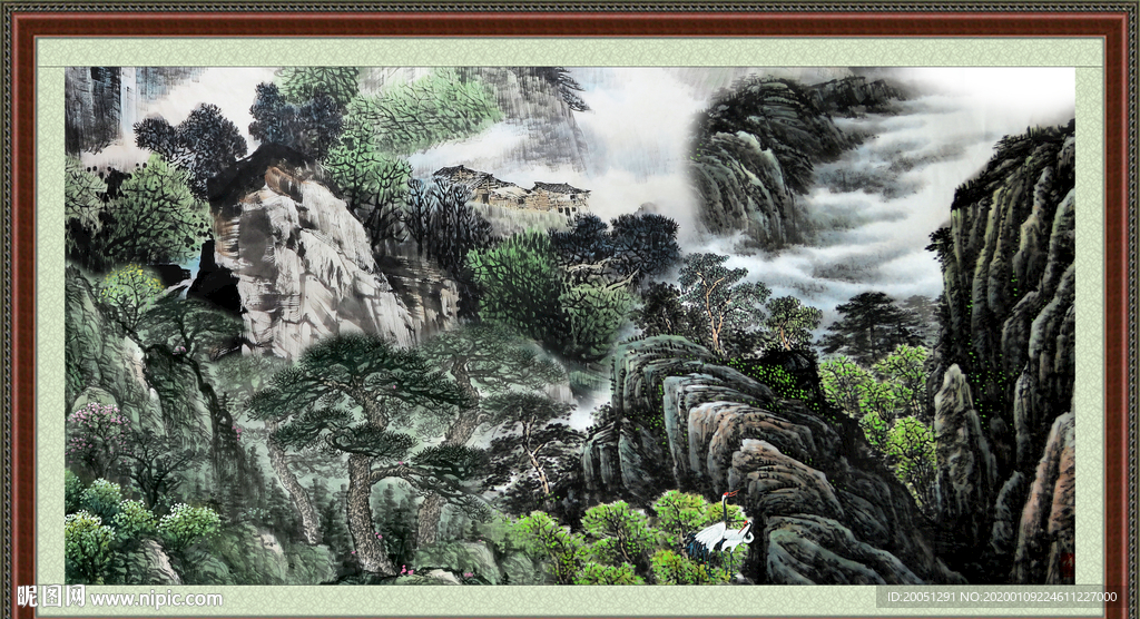 国画山水