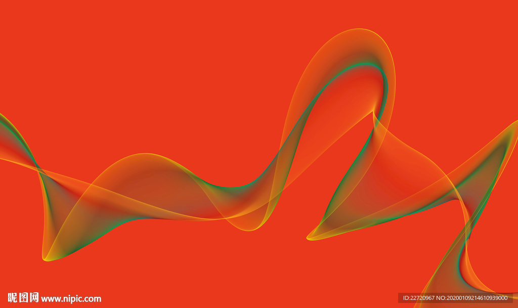 抽象线条红色背景