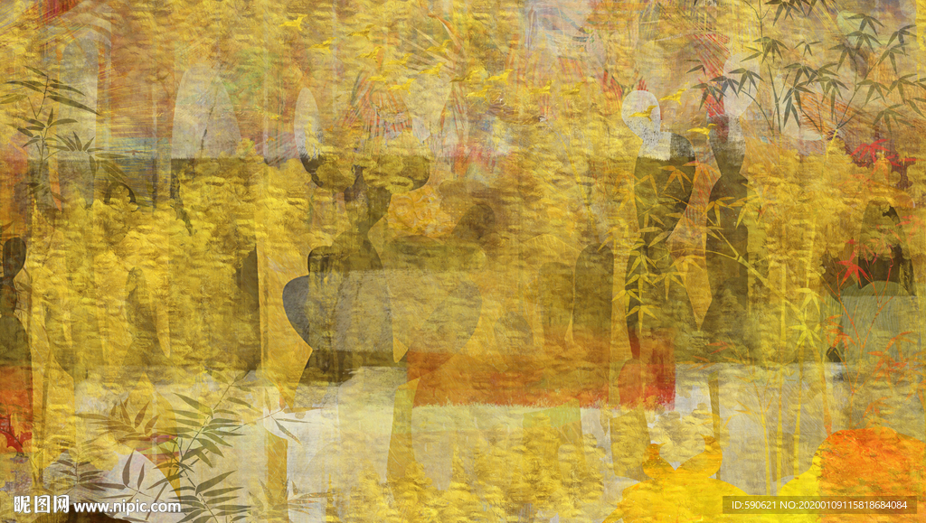 抽象油画