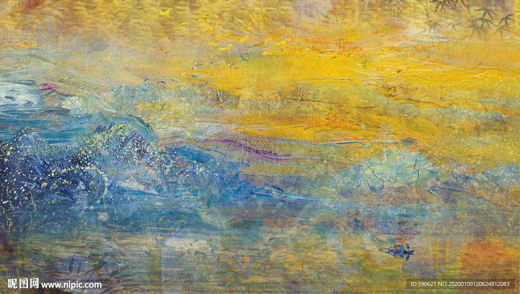 抽象油画
