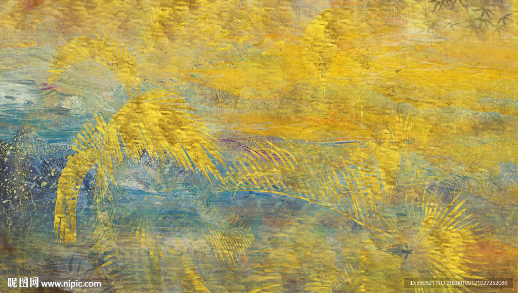 抽象油画