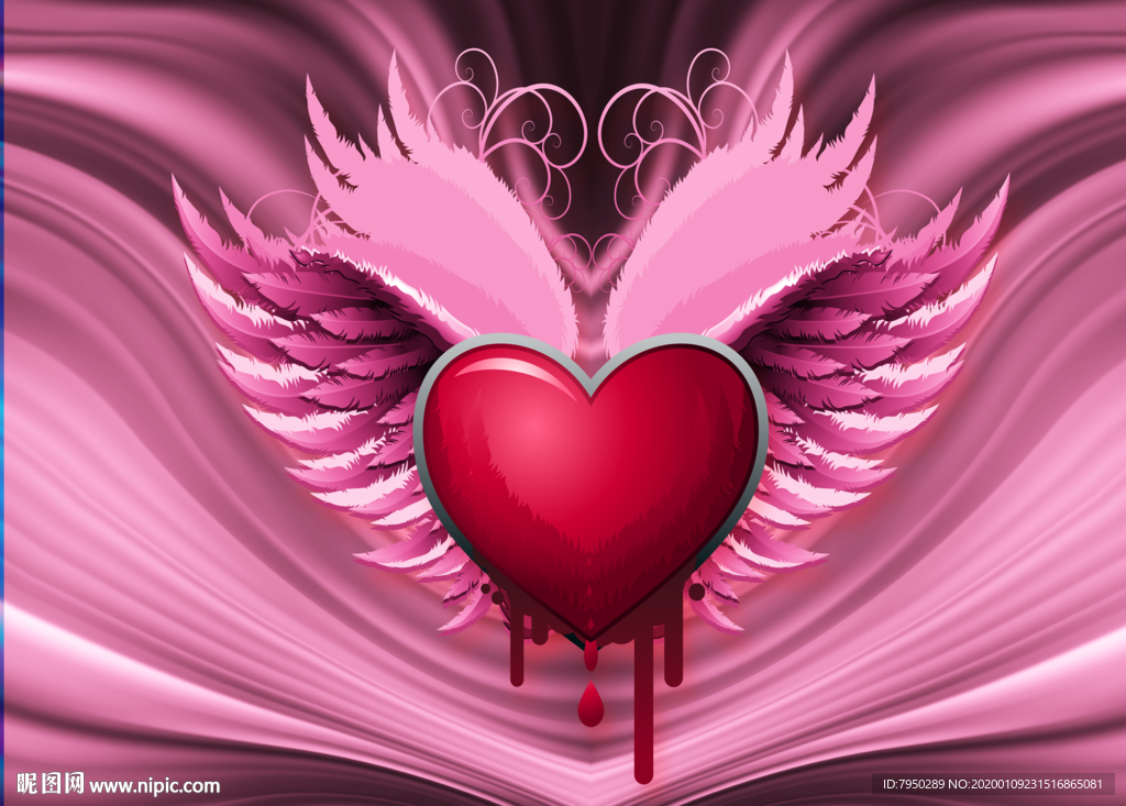 网红翅膀背景墙