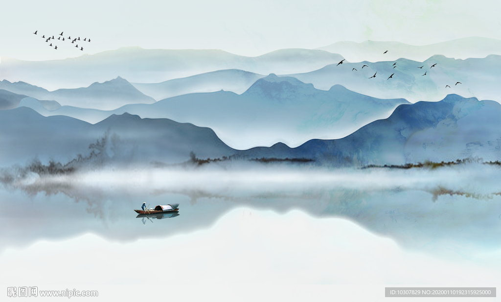新中式山水