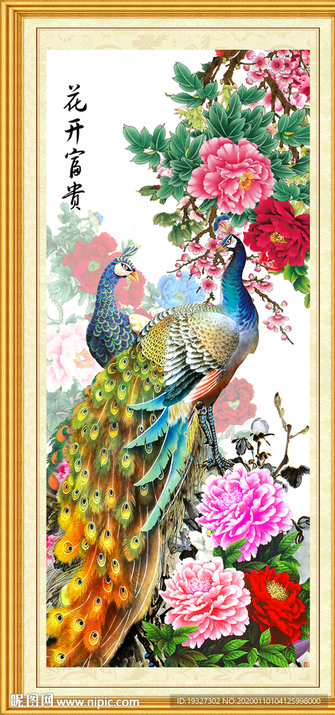 牡丹 花开富贵