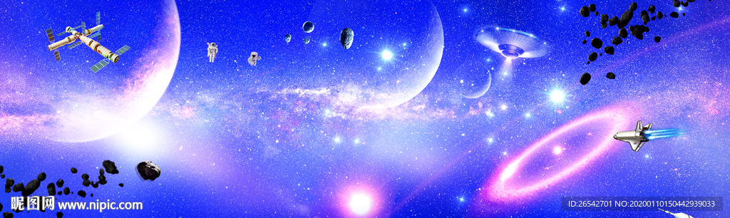 科幻展板