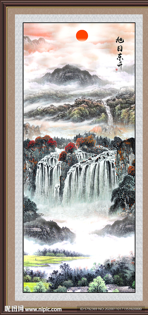 山水画国画山水画