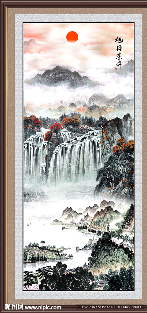 山水画国画山水画