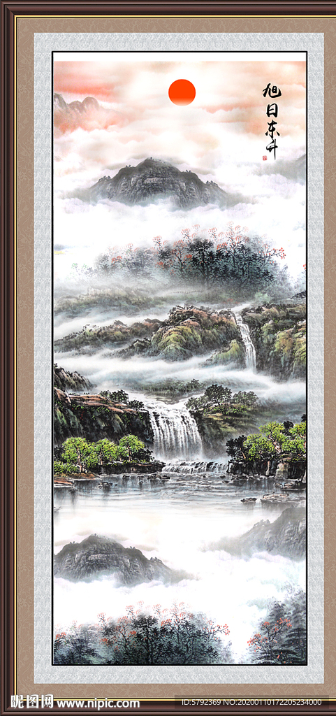 山水画国画山水画