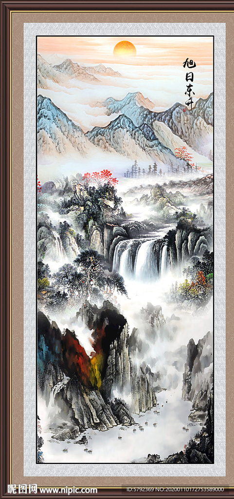 山水画国画山水画