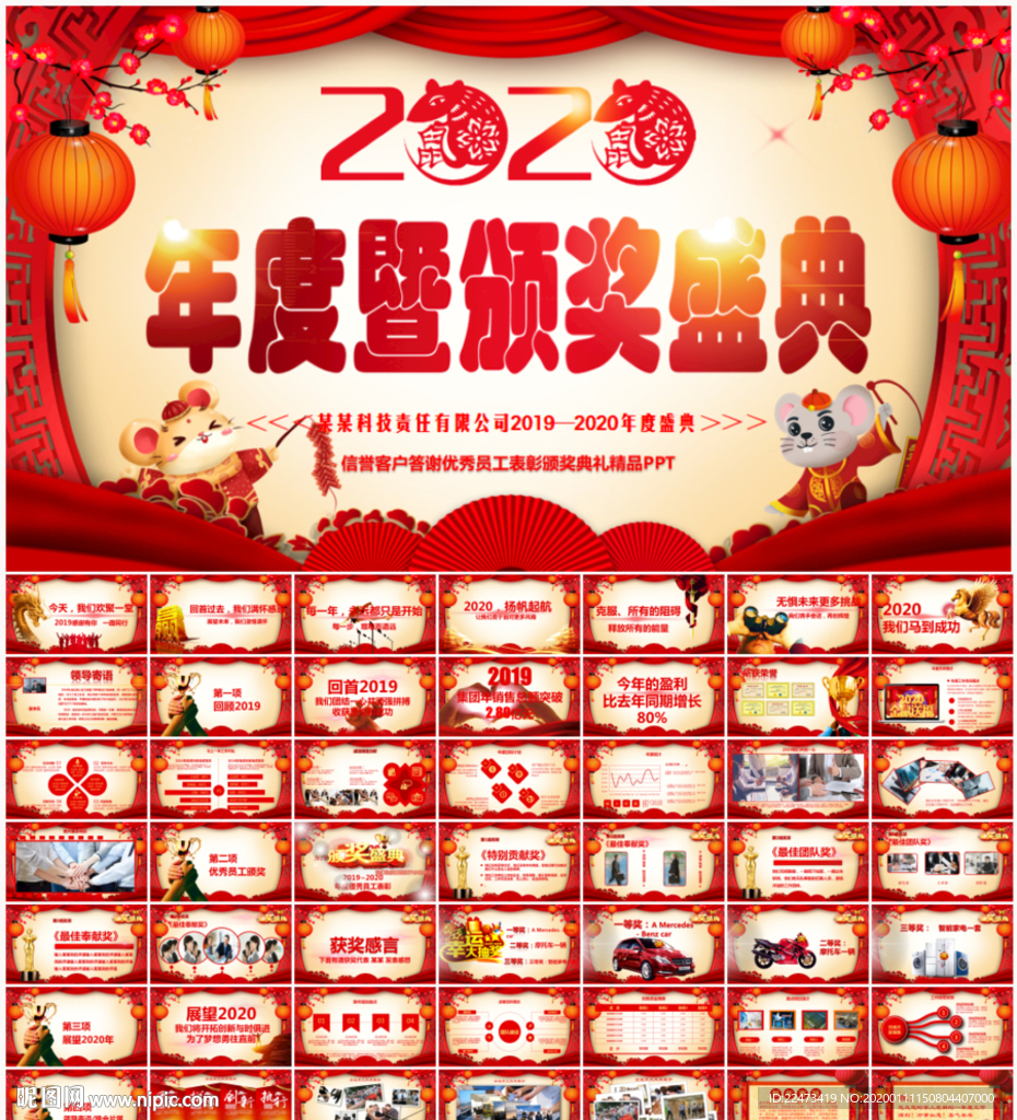 2020鼠年年会PPT