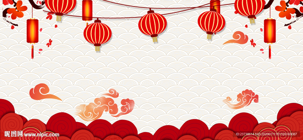 大吉大利元宵背景