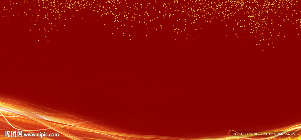 红色金条纹商务科技背景