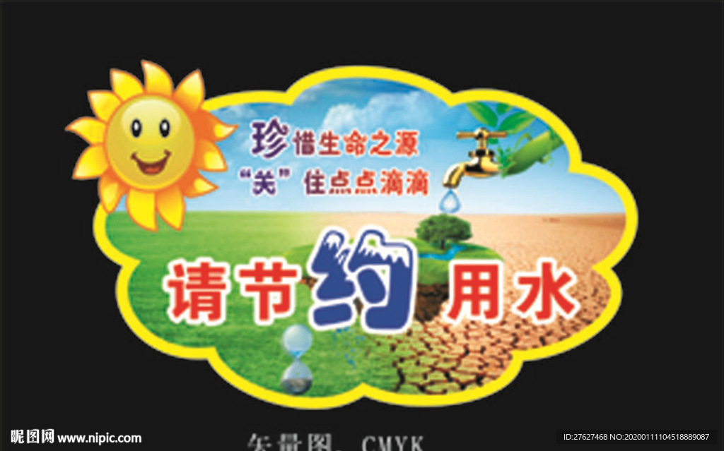 请节约用水 温馨提示