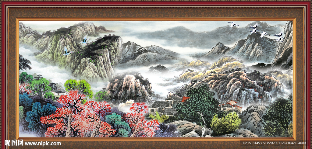 国画山水