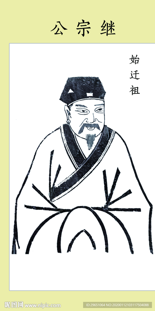 继宗公 始迁祖 祠堂 挂画