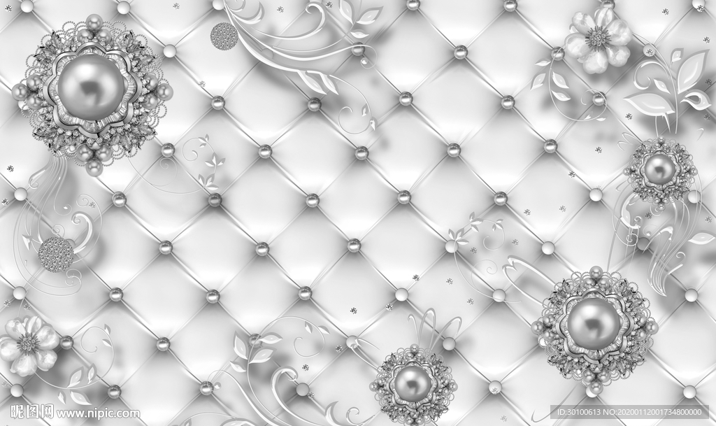 皮纹新欧式装饰画 TIF分层