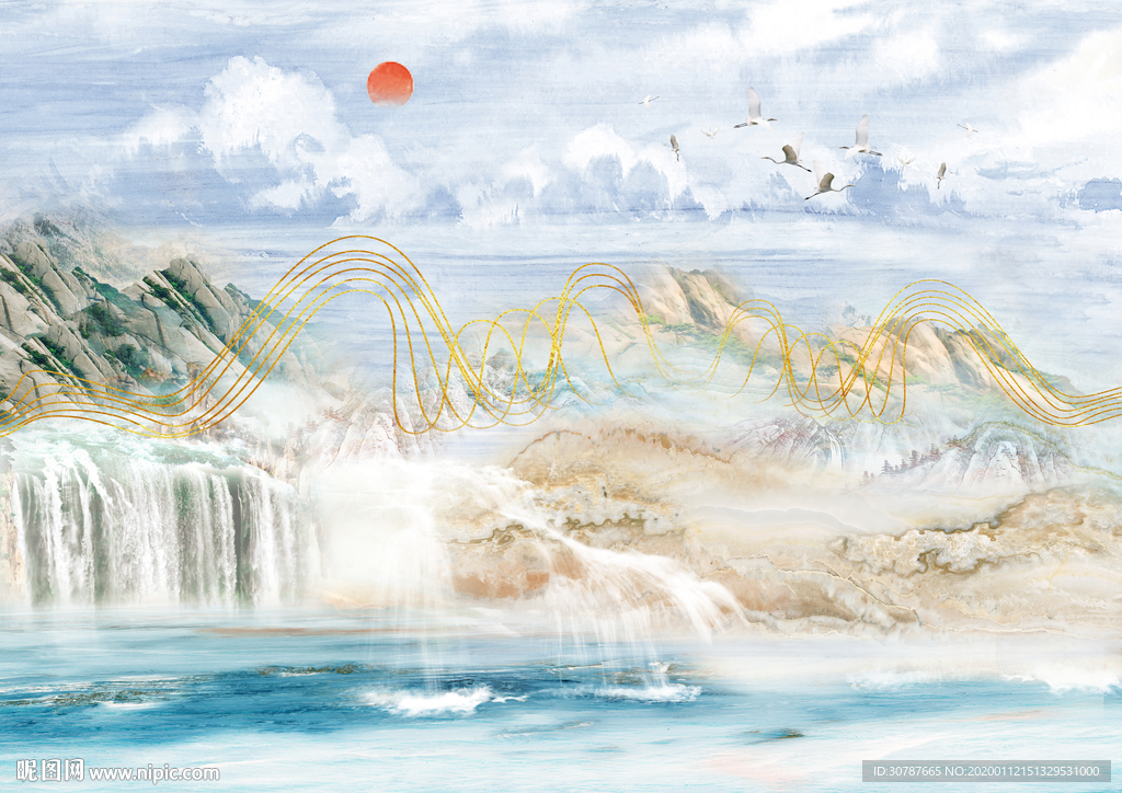 大理石纹背景墙