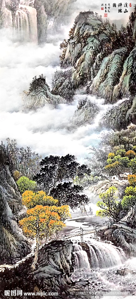溪山祥瑞图