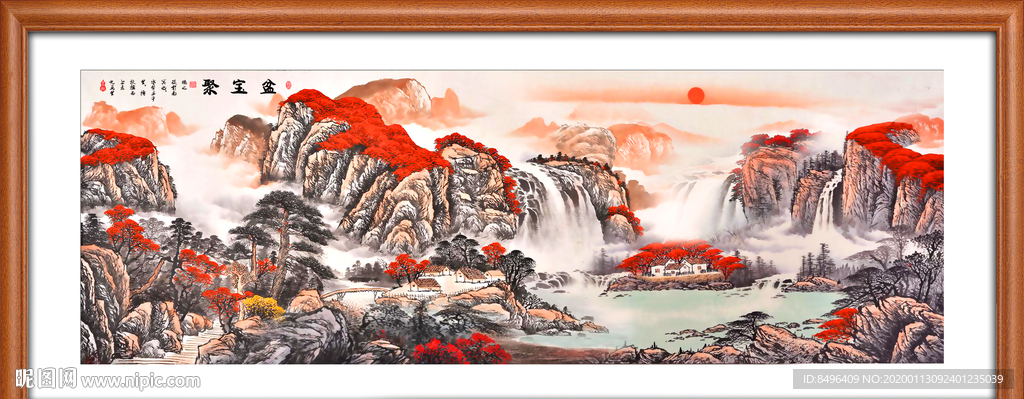 山水画国画山水画