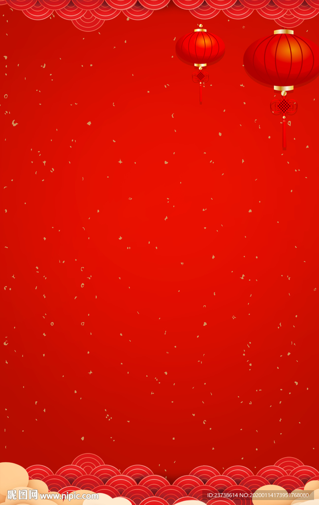 红色节日灯笼背景