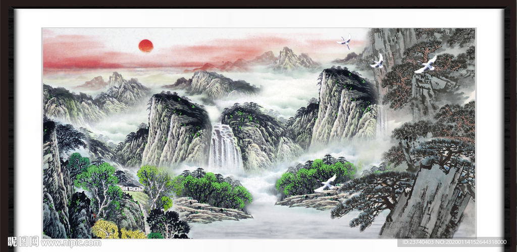 巨幅山水