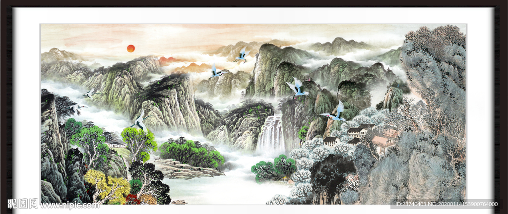 国画山水