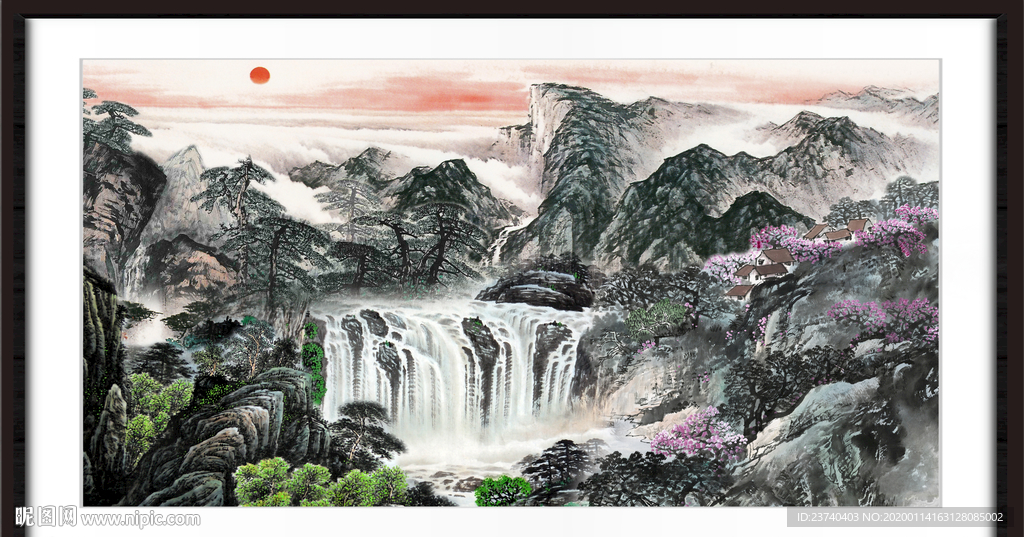 国画山水
