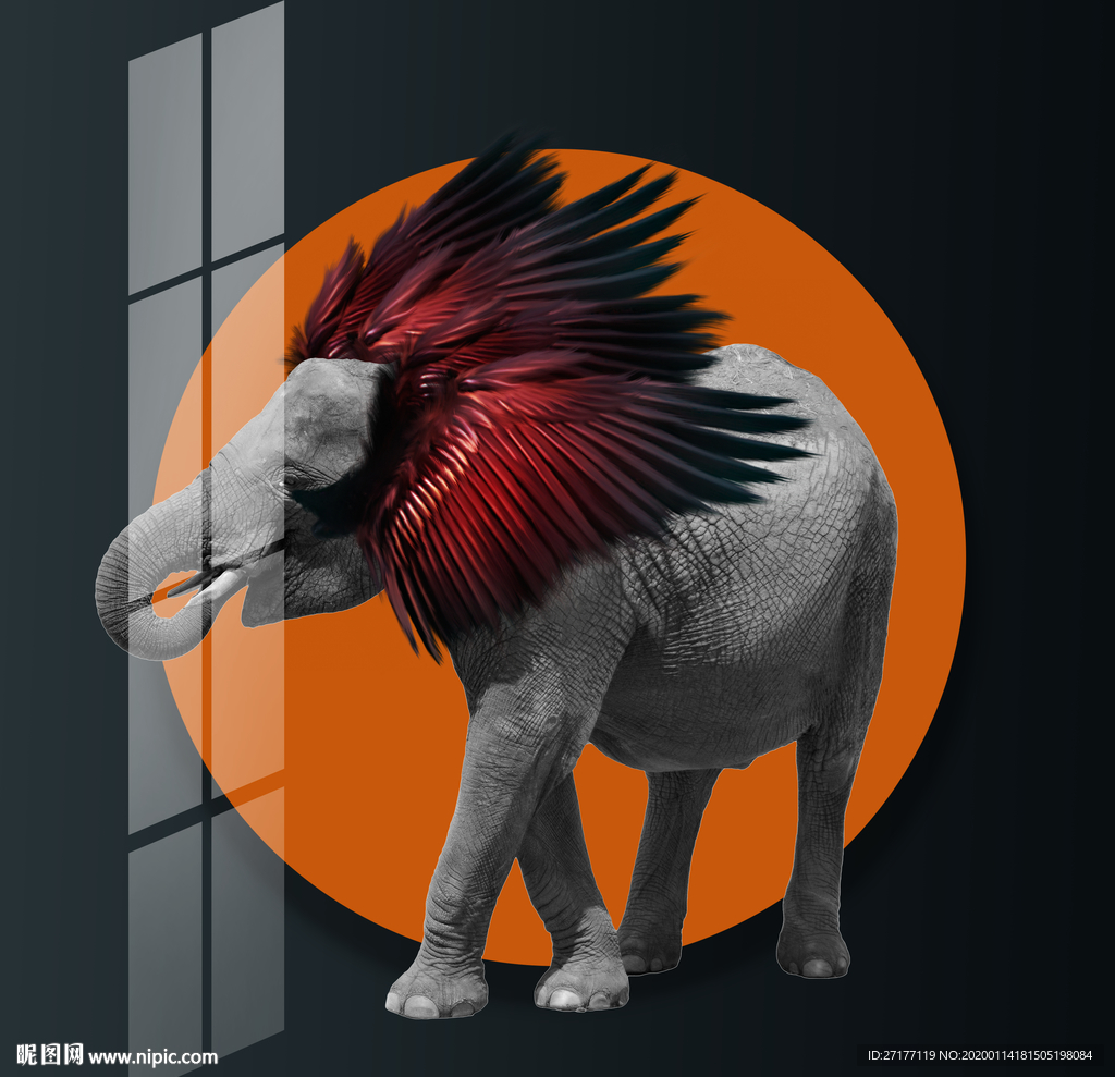 北欧动物装饰画