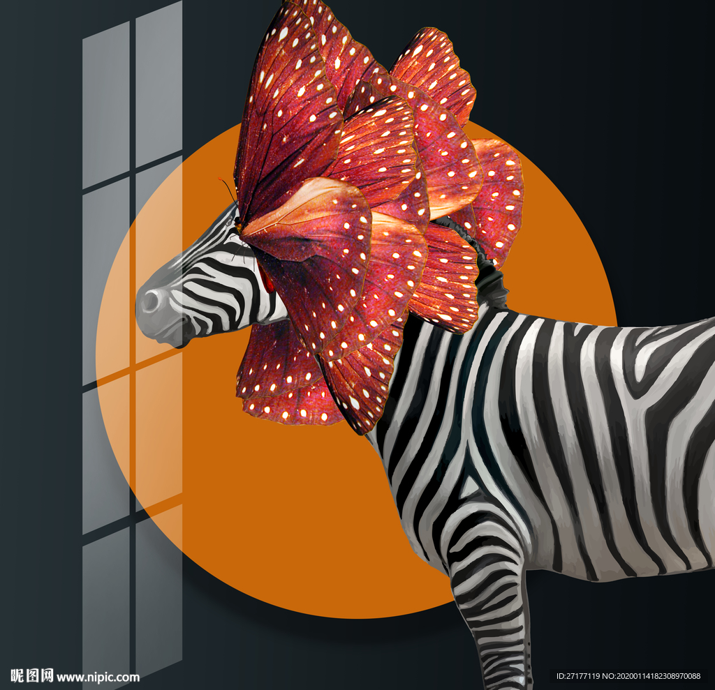 北欧动物装饰画