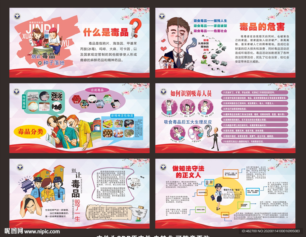禁毒宣传展板
