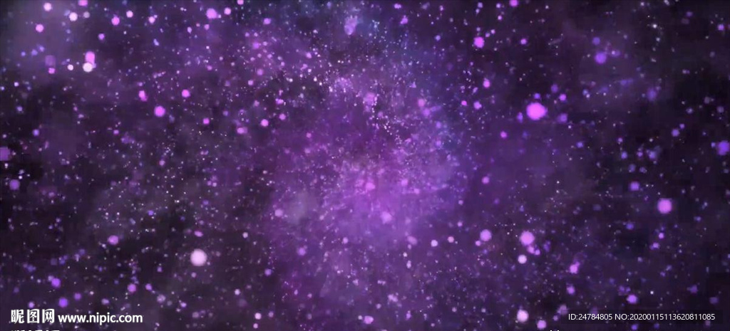 美星空粒子视频素材