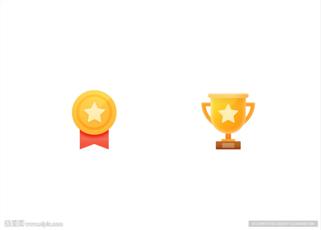sketch精致图标金牌奖牌微