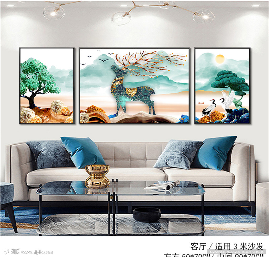 无框画