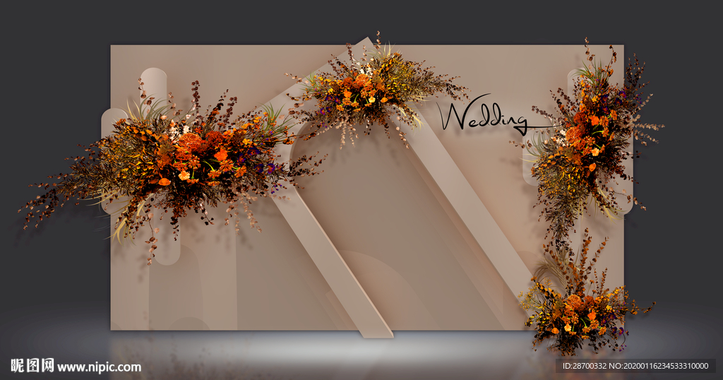 香槟金婚礼效果图