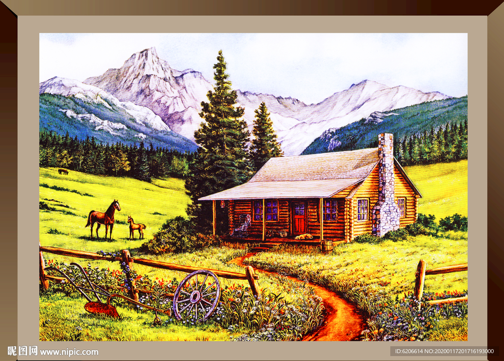 风景油画