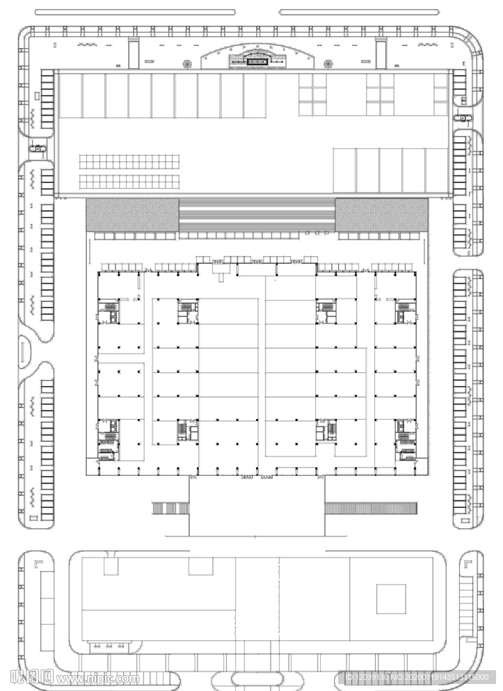 汽车会展中心平面图