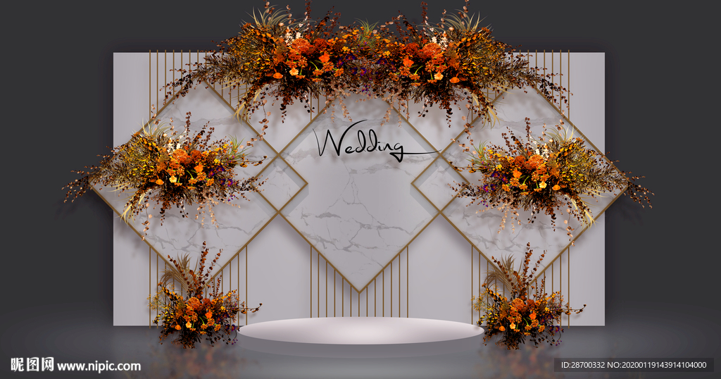 大理石婚礼效果图