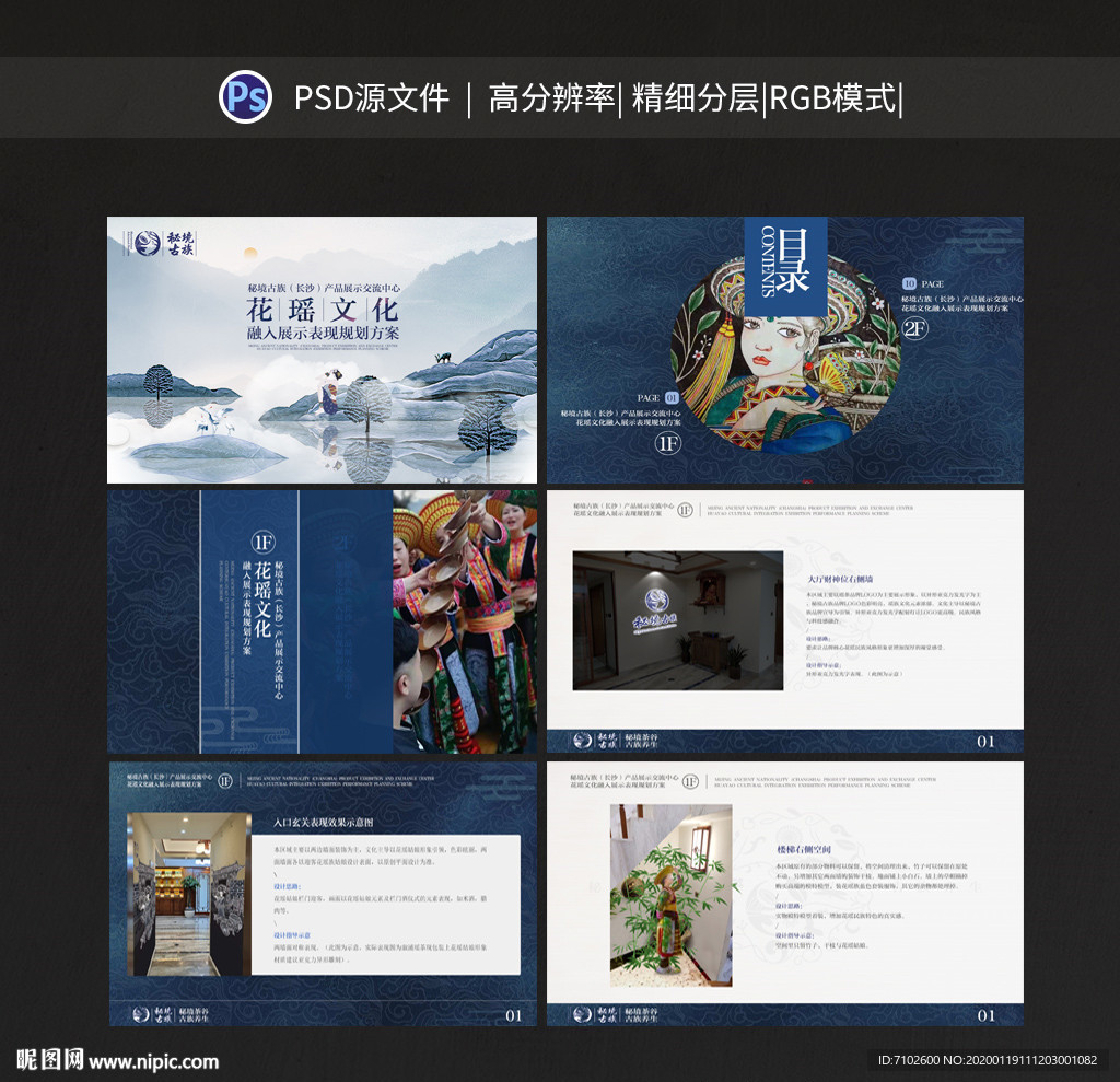 PPT模板 少数民族