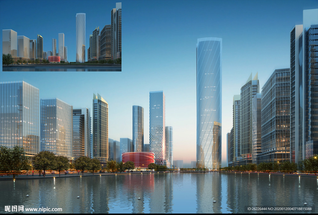 沿河商业体