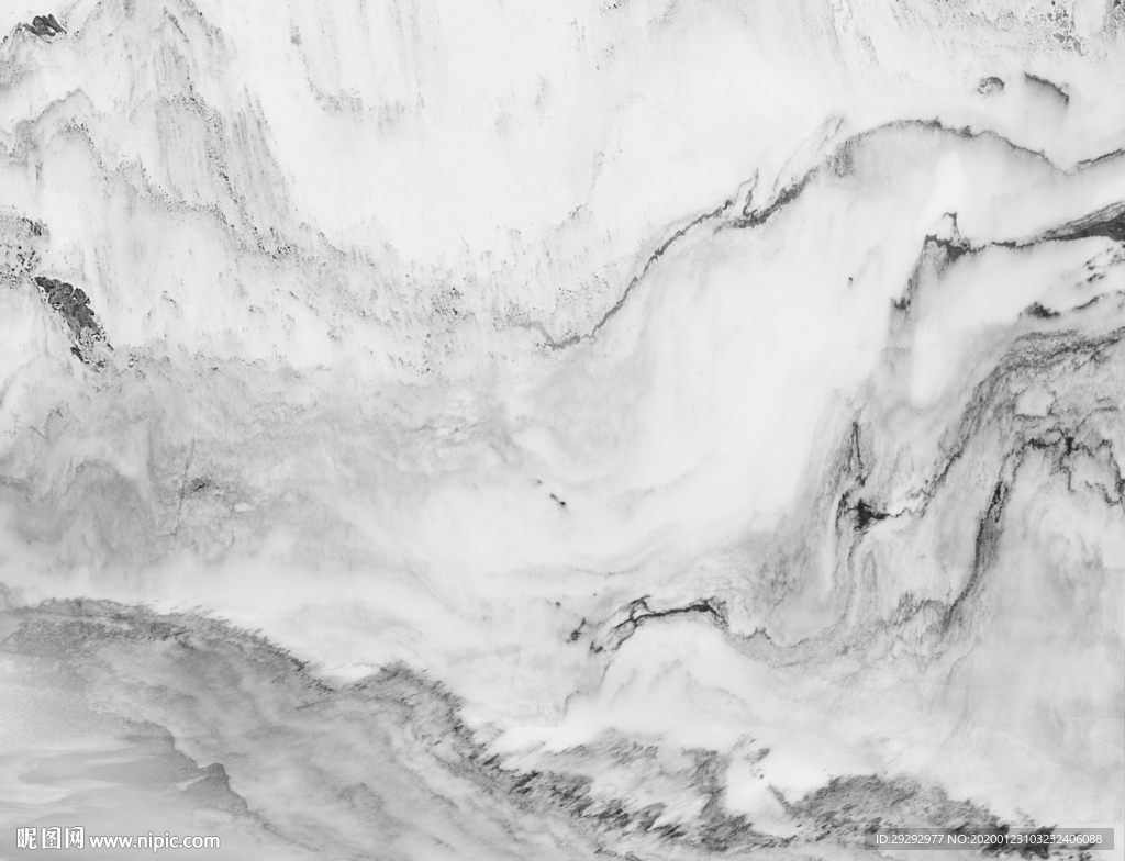 爵士白大理石纹山水背景墙