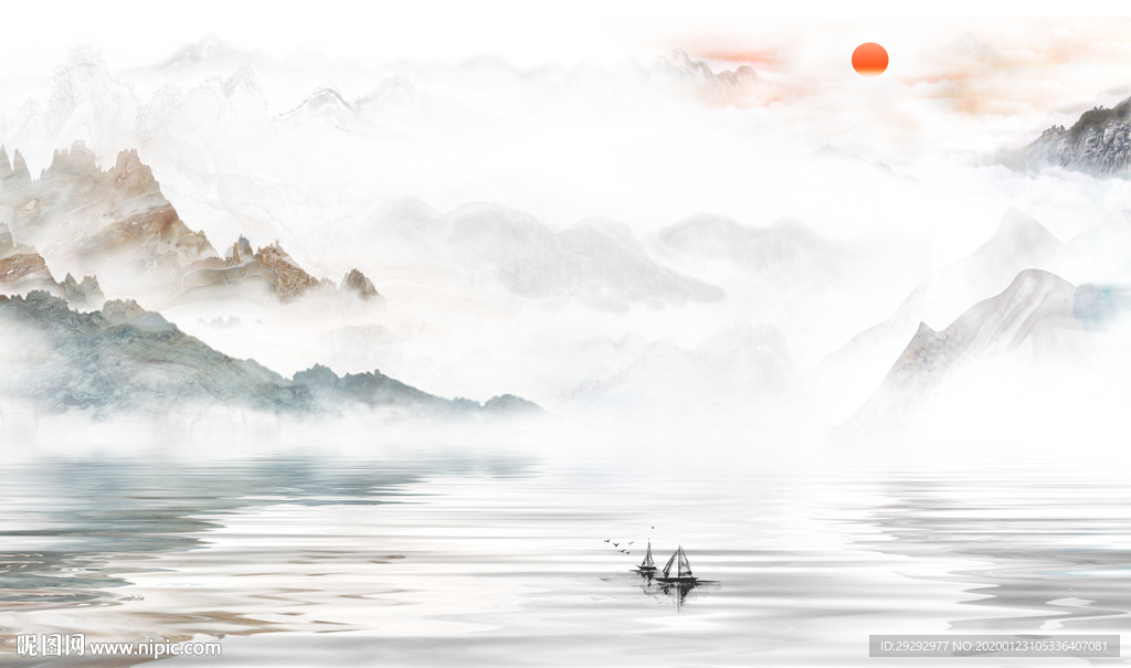 新中式山水